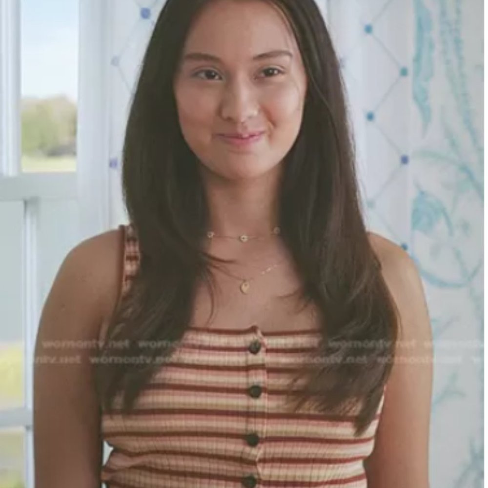 Madewell Tank in Braxton Stripe, Size M ASO Belly in The Summer I Turned Pretty